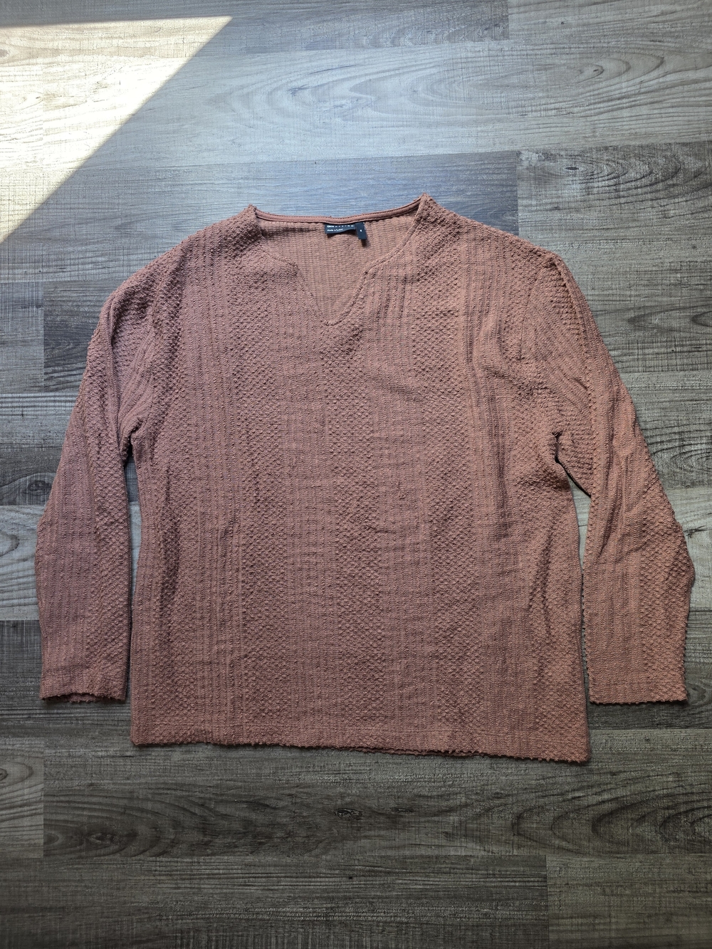ASOS Men's Bohemian Knit Shirt In Brown